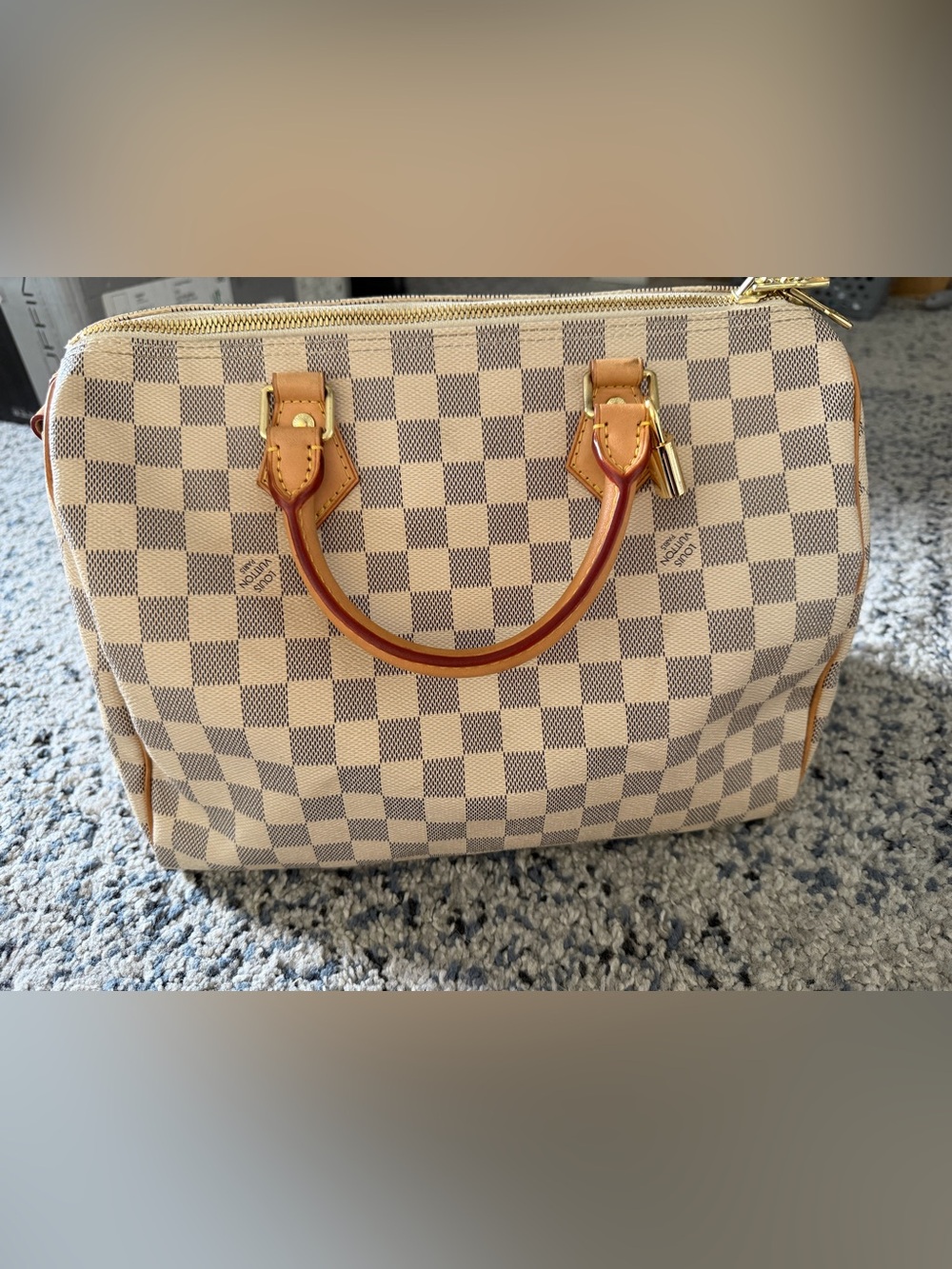 Louis Vuitton Speedy Bandoulière 30 Damier Azur – Pre-Owned